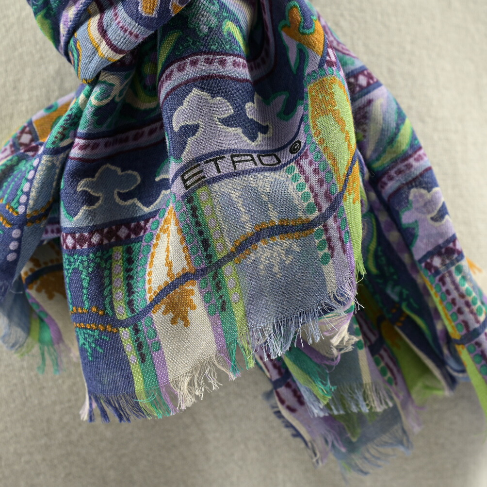 楽天市場】エトロ ETRO ストール マフラー 春夏 メンズ レディース