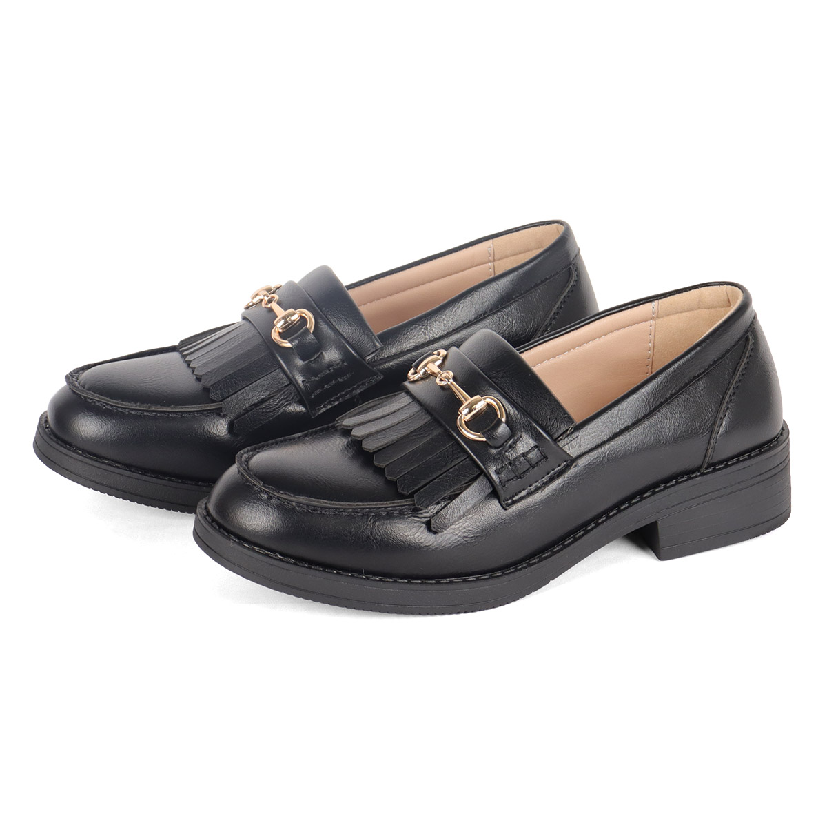 楽天市場】ローファー レディース タッセル 大きいサイズ 黒