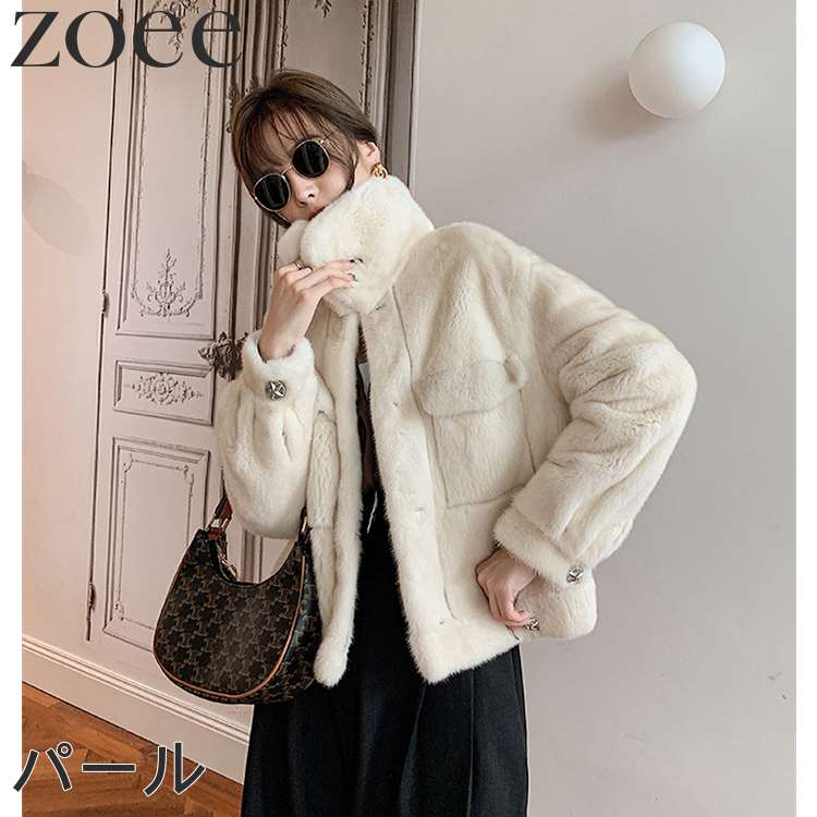 ◇BEATING HEART◇デンマーク製ミンク使用 ミンクファーショートコート