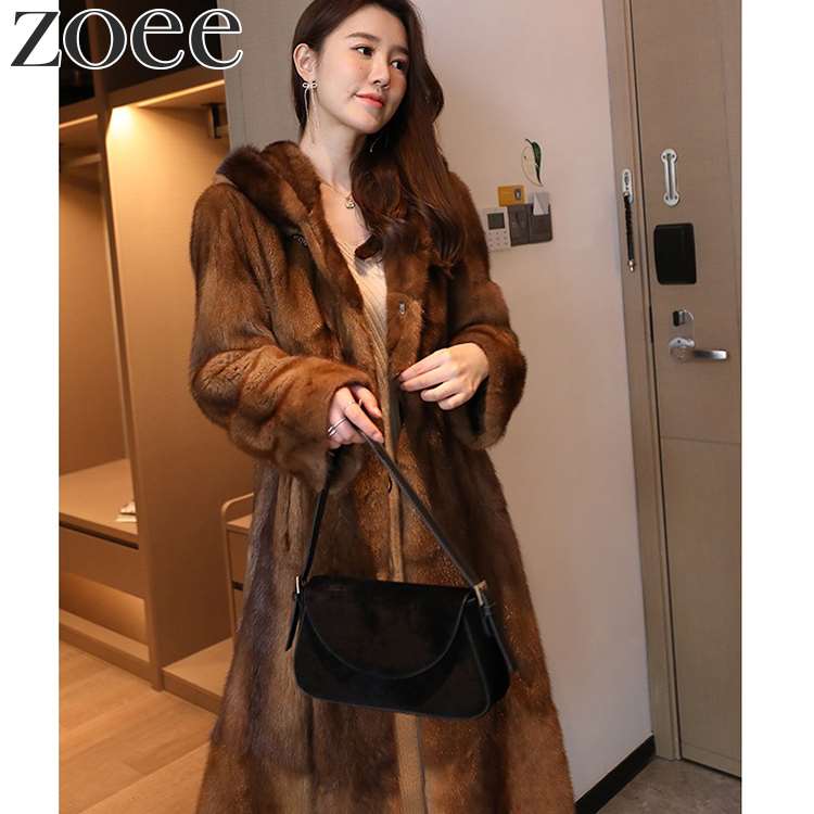 楽天市場】フード付きミンクファーコート 高級 毛皮 レディース 秋冬