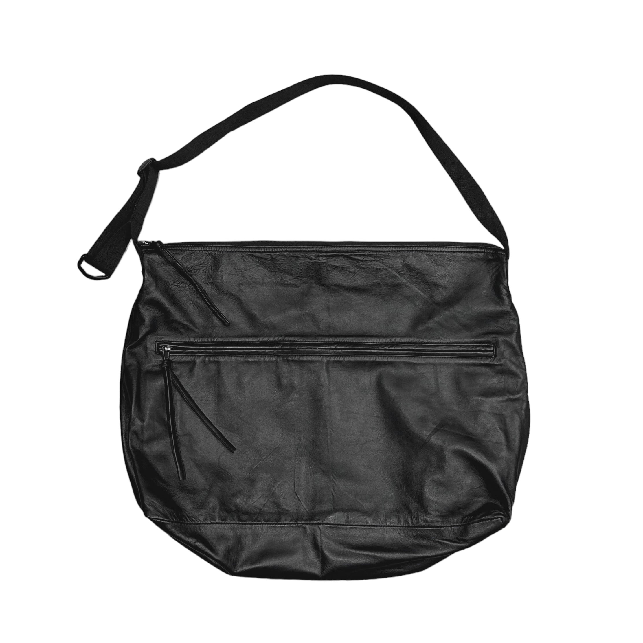 楽天市場】Lamb Leather Universal Shoulder Bag - Black (ラムレザー