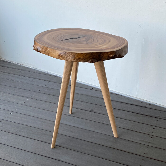 楽天市場】サイドテーブル コーヒーテーブル 一枚板 輪切り 赤楠 楠