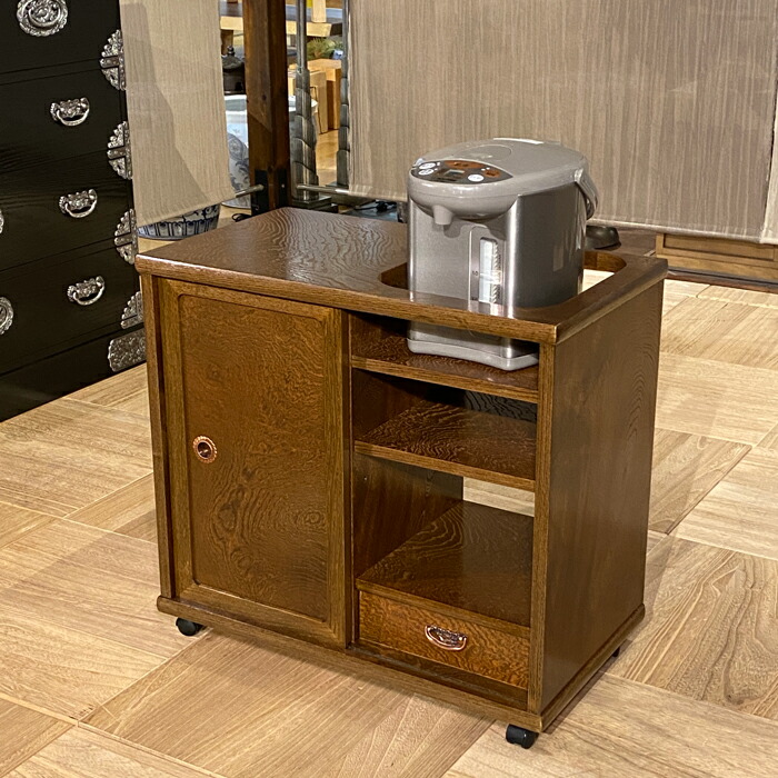 NSです 鎌倉彫ポットワゴン NS様専用です 鎌倉彫ポットワゴン