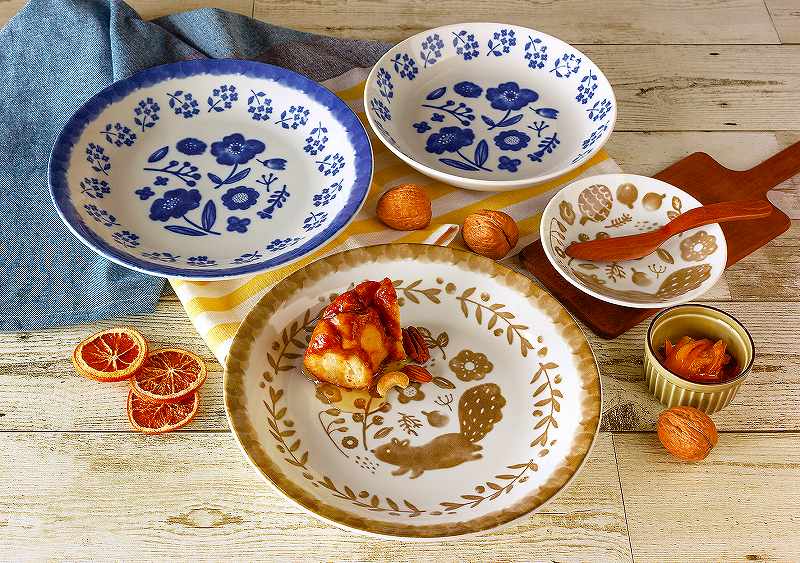 楽天市場】ハナトリス ペアパスタプレートセット 6825-01 パスタ皿 中