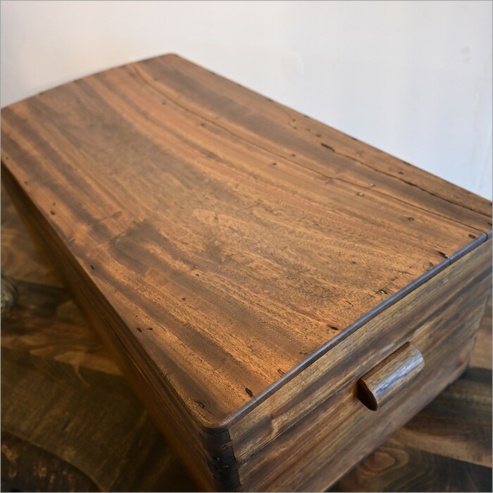 楽天市場】木箱 ふた付き 木の箱 アンティーク おしゃれ 収納ボックス