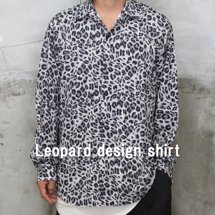 楽天市場】レオパード柄シャツ メンズ レオパードシャツ [M便 1/1