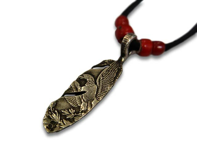 楽天市場】【CHOOKE/チョーク】「Silver Dollar Feather Pendant Top