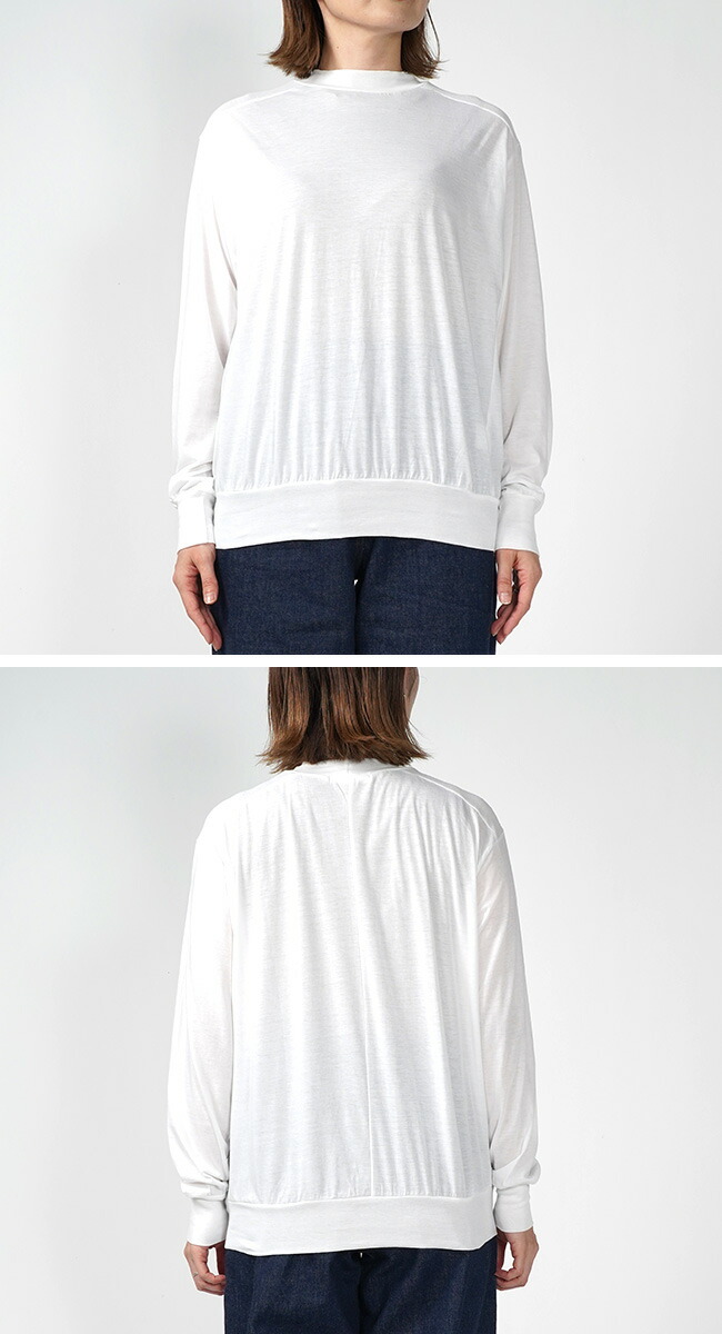 楽天市場】homspun ホームスパン 60/1天竺 ハイネック プルオーバー