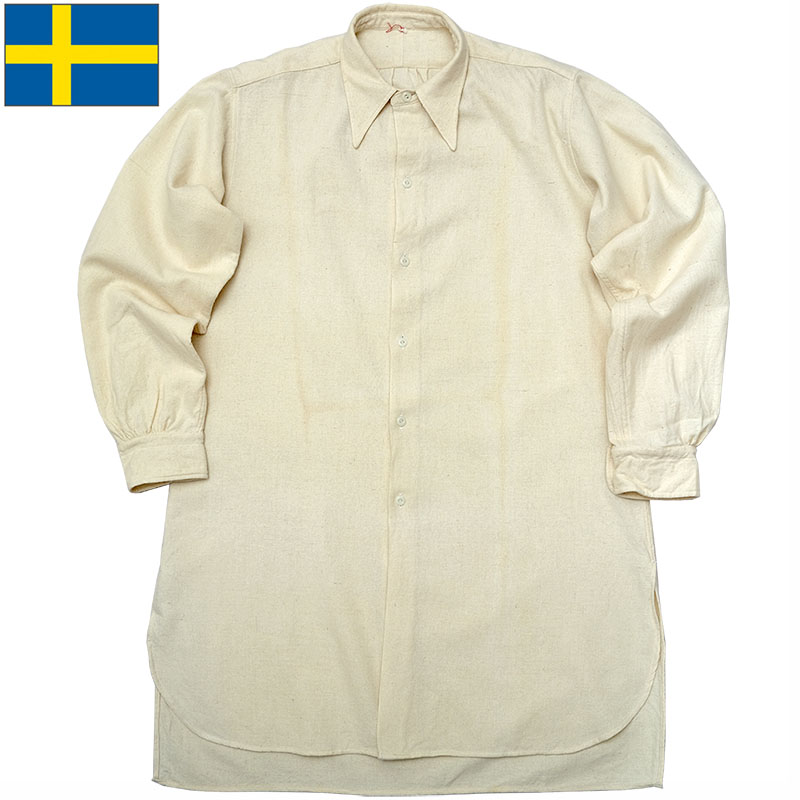 スウェーデン軍 三角 軍幕 USED（良好） （リネン×コットン混紡）②