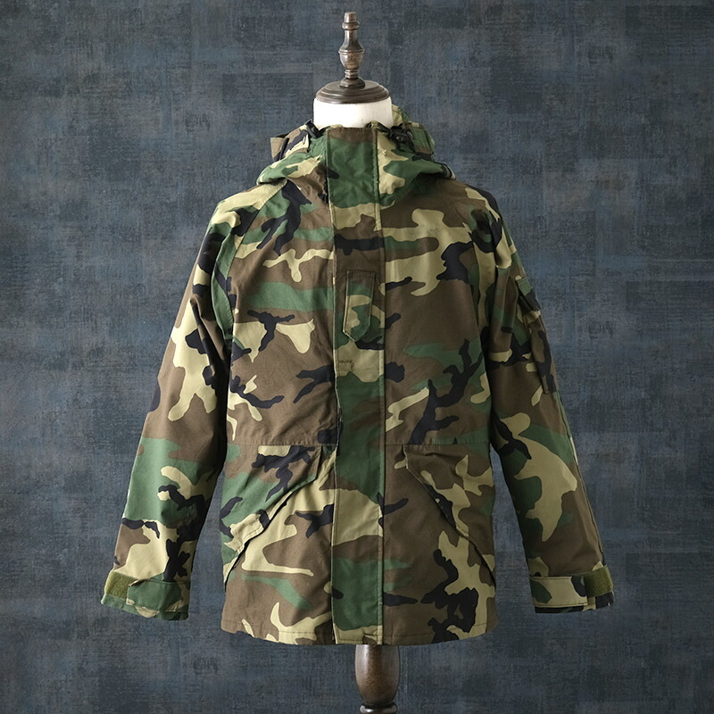 楽天市場】米軍 ECWCS パーカー GEN1 後期型 ウッドランド USED