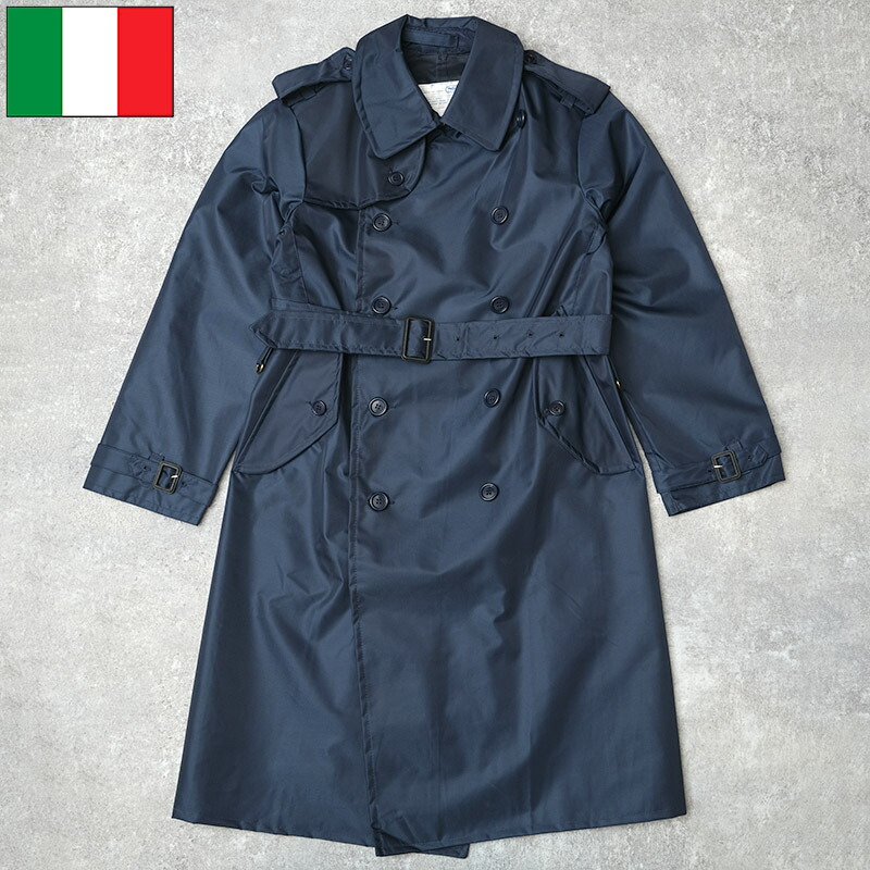 楽天市場】イタリア軍 ナイロン トレンチコート ネイビー デッド