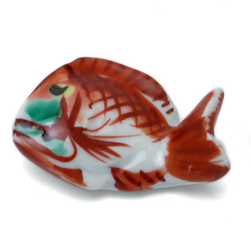 楽天市場】九谷焼：色絵鯛箸置・須田菁華《箸置き》 : 和食器の愉しみ