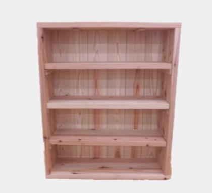 楽天市場】【 無垢杉板 本棚 】国産杉 幅750×奥行240×高さ920ミリ 背板