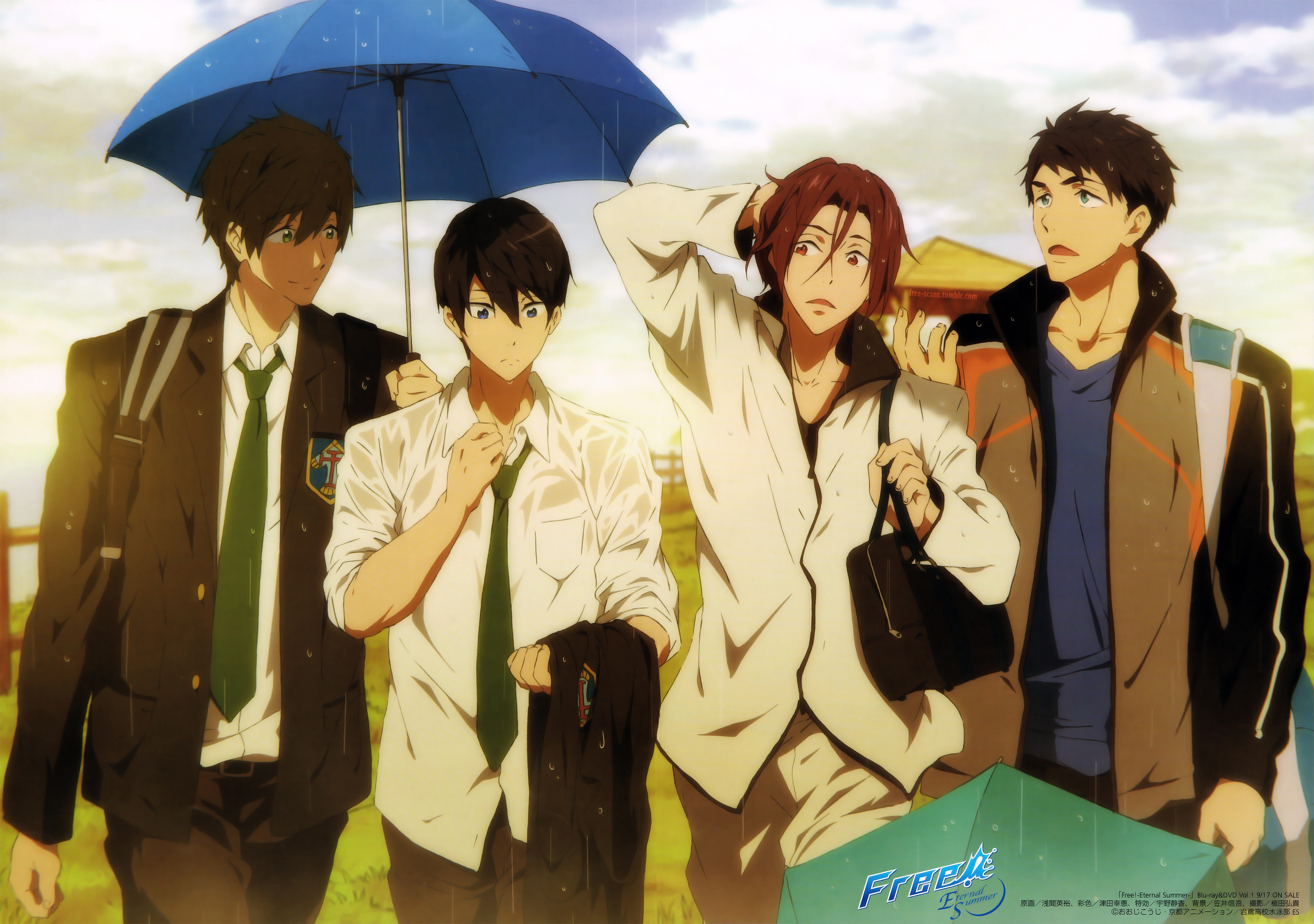 FREE!【七瀬遙,松岡凛,橘真琴,山崎宗介】 壁紙 | tsundora.com