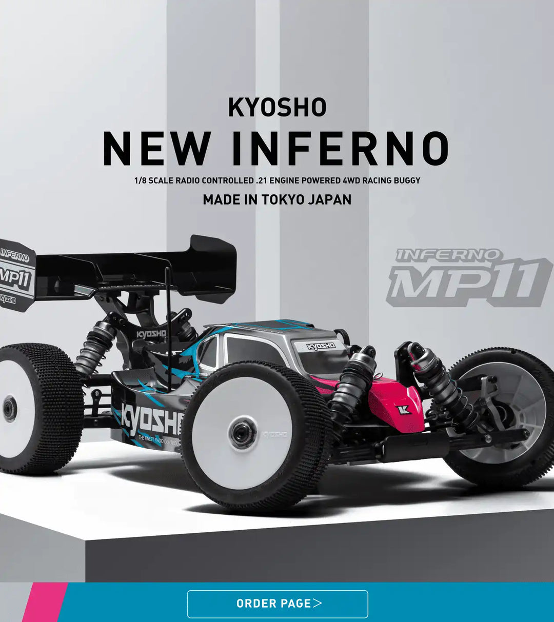 Kyosho Inferno MP11 1/8 Nitro Buggy Kit – Track Star R/C