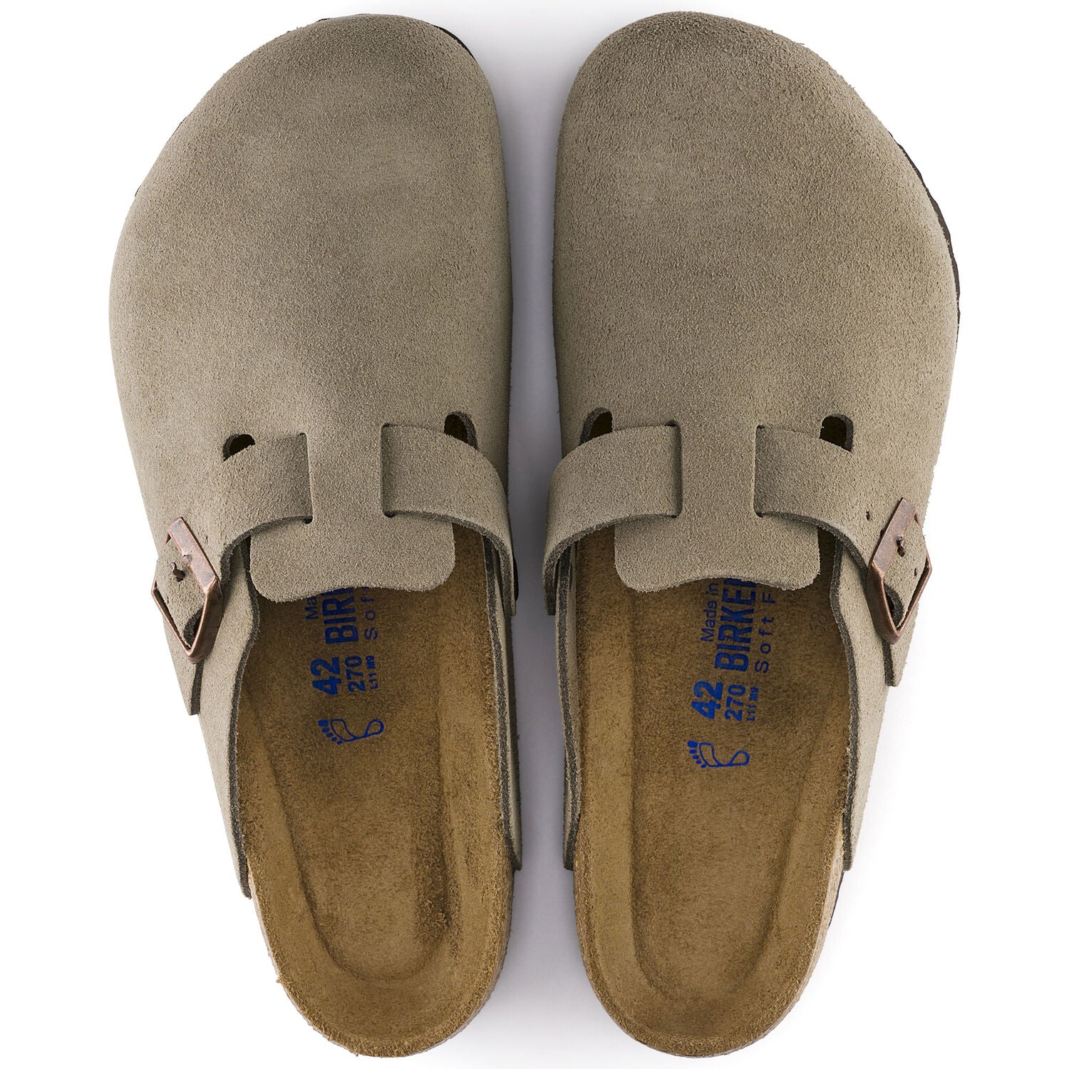 Men's Boston Soft Footbed Taupe Suede – Tradehome Shoes