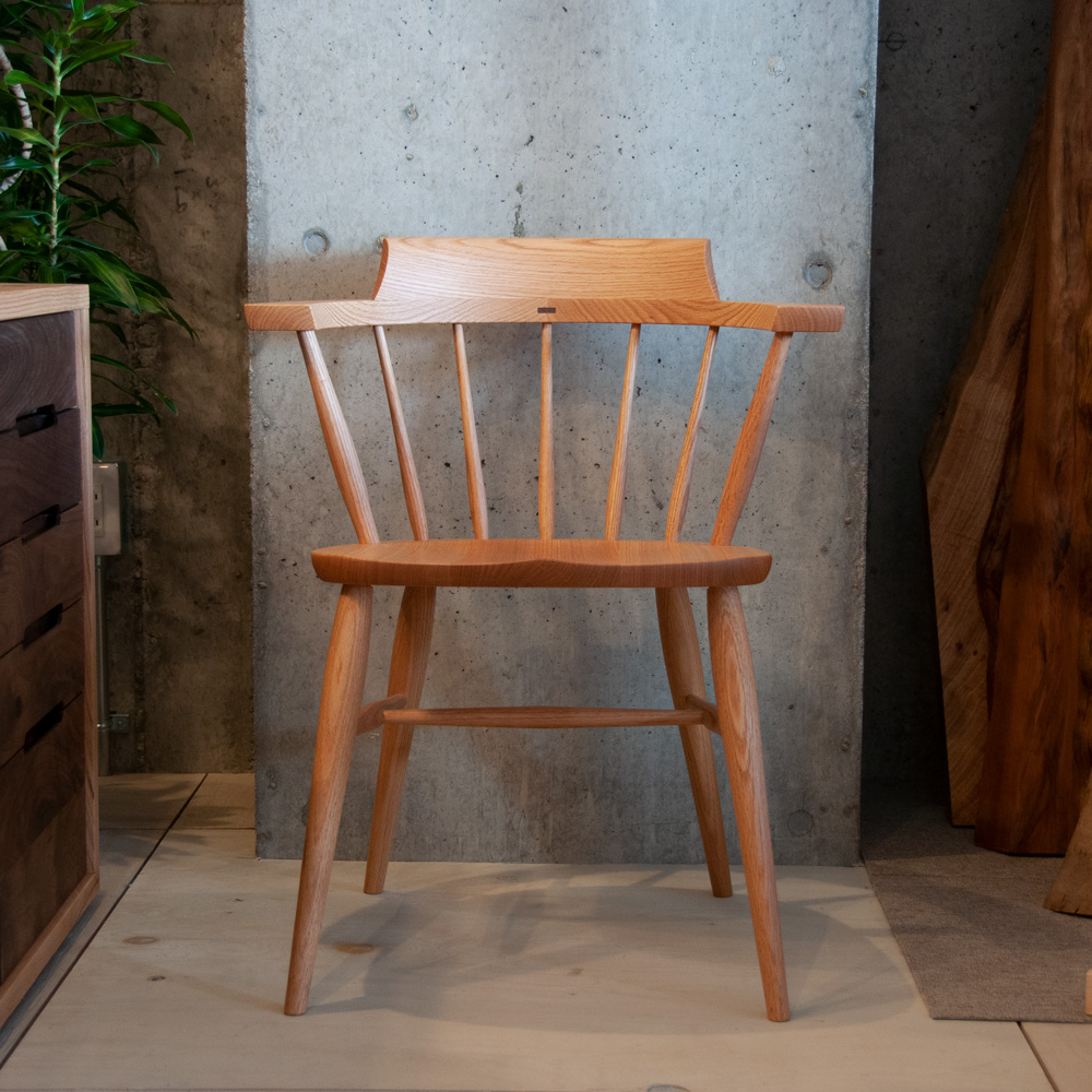 柏木工クラウンチェア。オーク材のダイニングチェア。 | TRIO STYLE