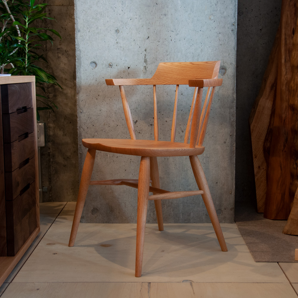 柏木工クラウンチェア。オーク材のダイニングチェア。 | TRIO STYLE