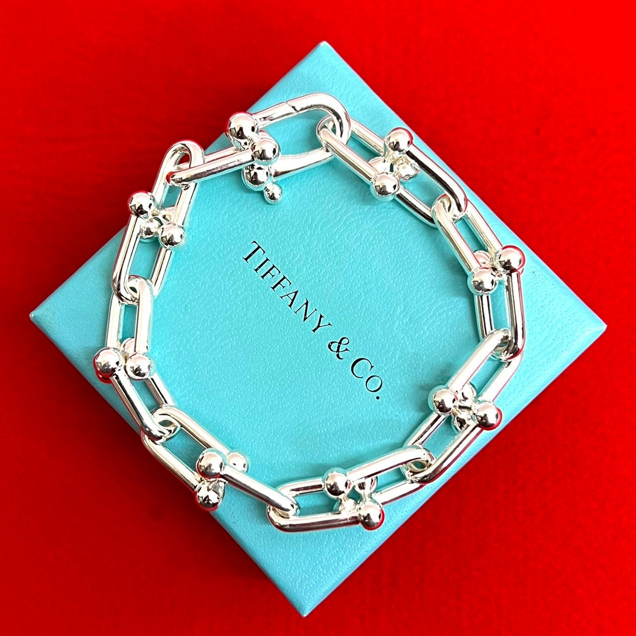 TIFFANY&Co. ティファニー ハードウェア ラージリンク ブレスレット – Trip