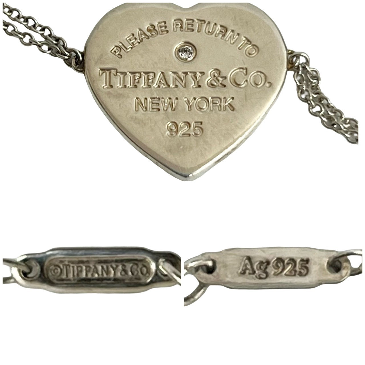 TIFFANY&Co. ティファニー リターントゥ ハートタグ ダブルチェーン