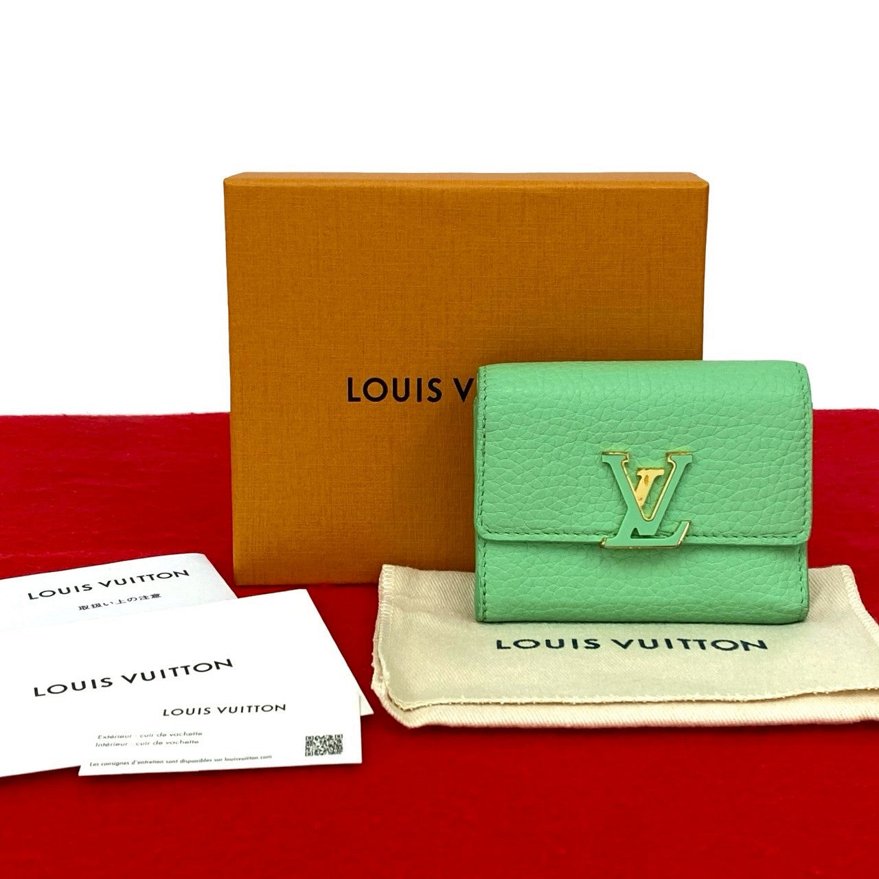 LOUIS VUITTON ルイヴィトン ポルトフォイユ カプシーヌ XS 三つ折り