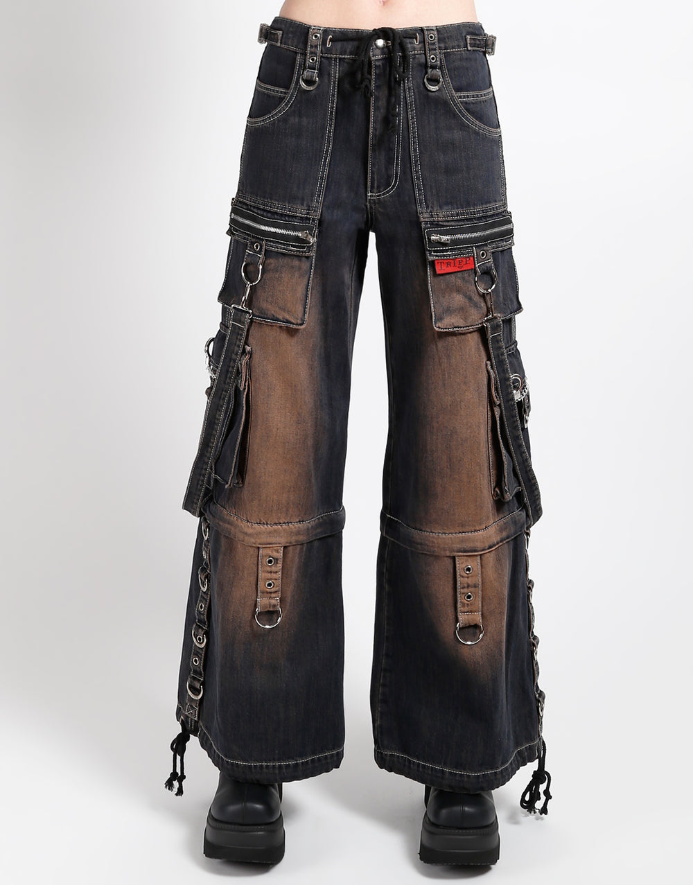 TRIPP NYC - ZIP LOCK PANT DIRTY WASH BLUE DENIM