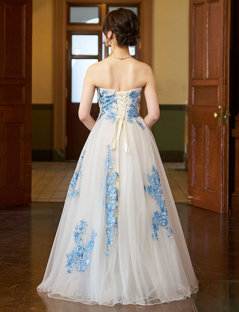 演奏会ドレス・ステージドレスにお薦めアイボリーロングドレス｜Fine