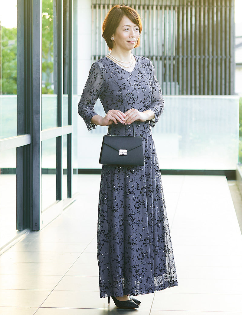 結婚式母親ドレス・新郎新婦母親ドレスにお薦めフォーマルロングドレス