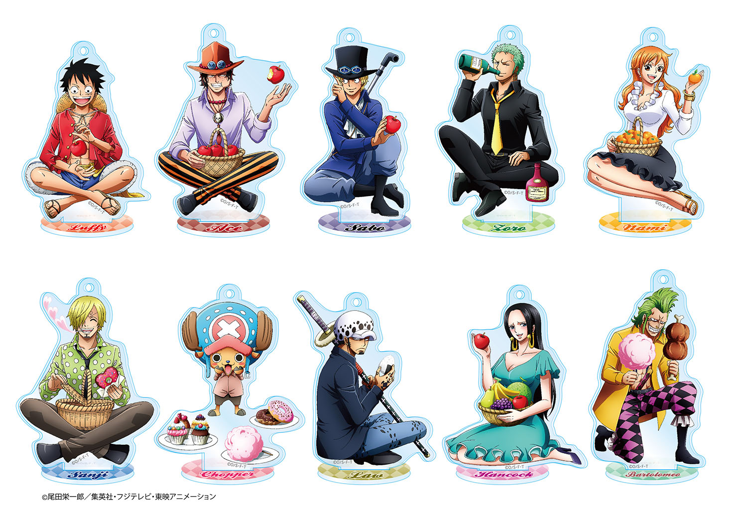 ONE PIECE ブレイクタイム アクリルキーチェーン - 株式会社ツインクル