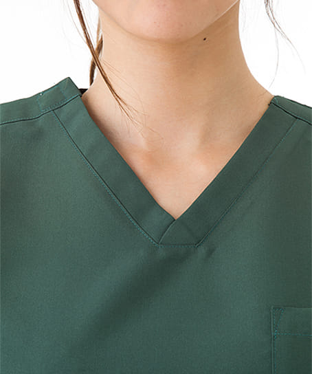 全7色】スクラブ 白衣（制菌加工・ストレッチ・エコ/男女兼用） AZ