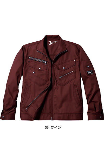 全4色】Jawin 長袖ジャンパー（帯電防止・消臭・抗菌・男女兼用