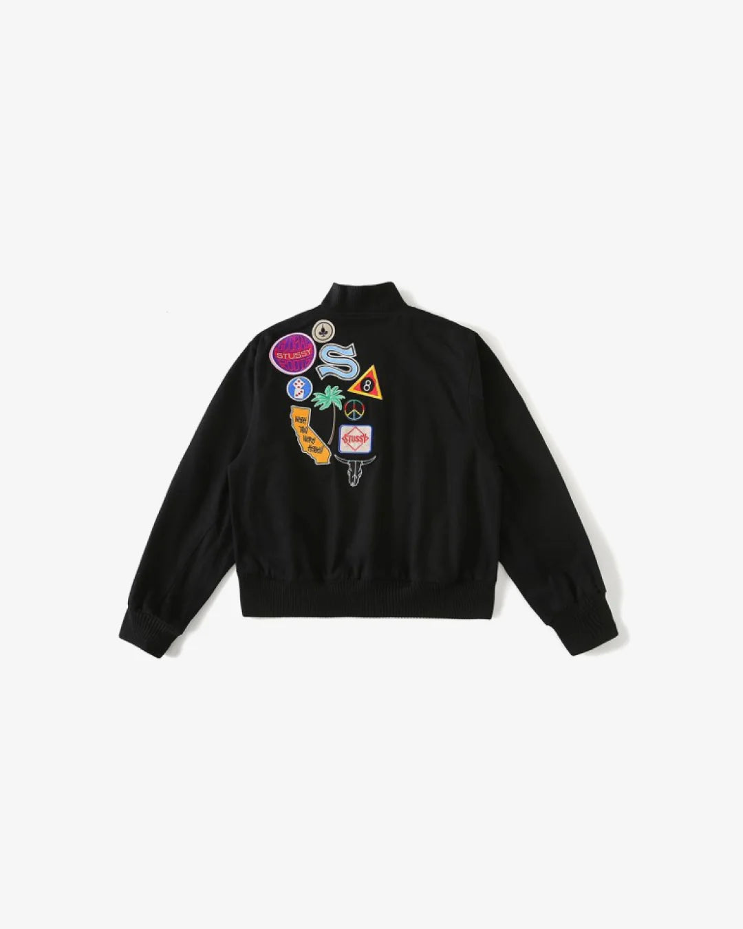Stüssy Souvenir Stadium Bomber Jacket – TUG OF LOOKS