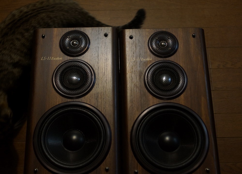 KENWOOD LS-11 Excellent。こぶりの3WAYの名器。音質。レビュー.+