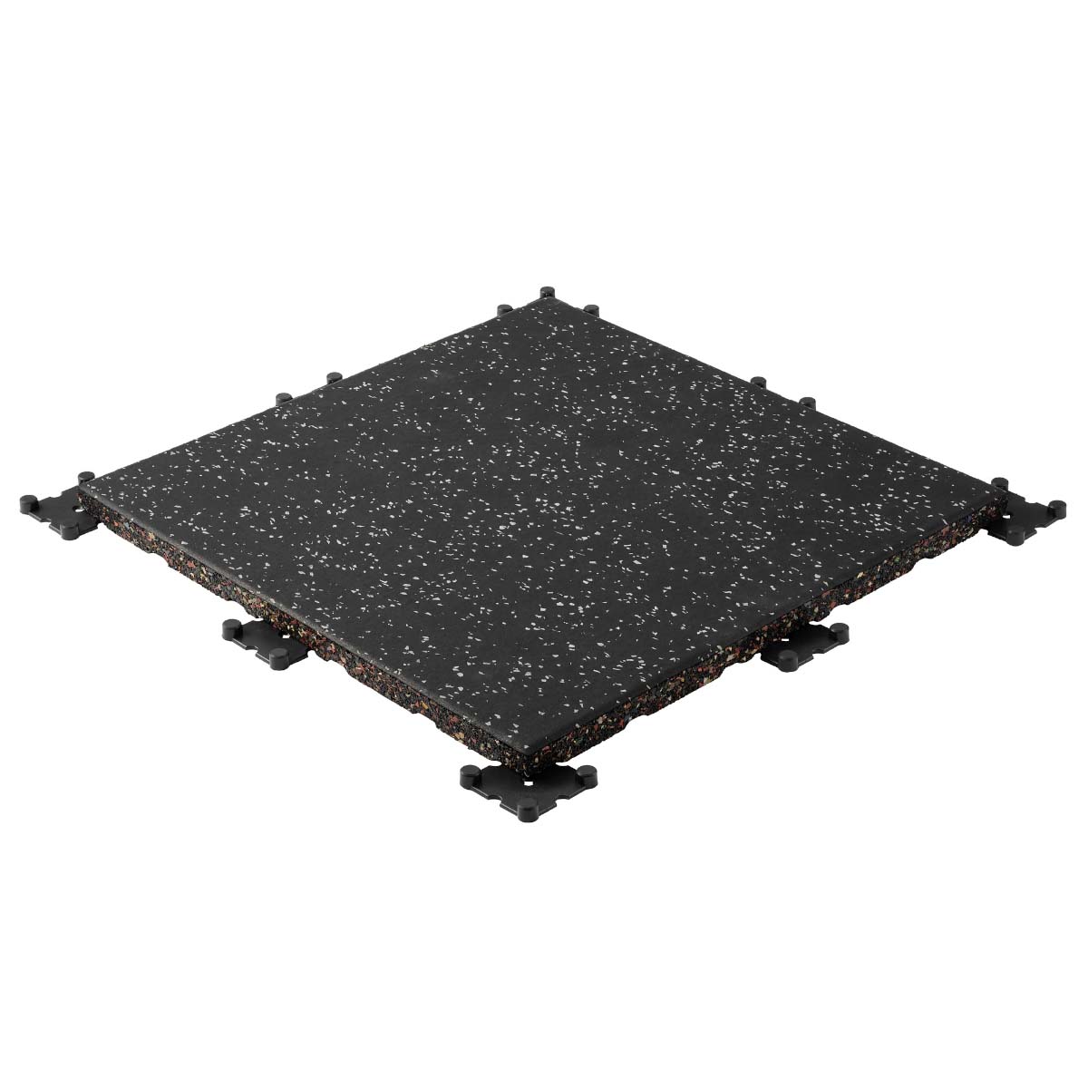 B品|倉庫受取限定]ジム用ゴムマット 50cm角 25mm｜ウチノジム