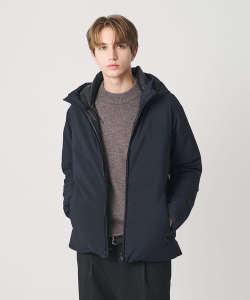 小松マテーレ シャンブレー フード ダウンジャケット 700FP 撥水機能