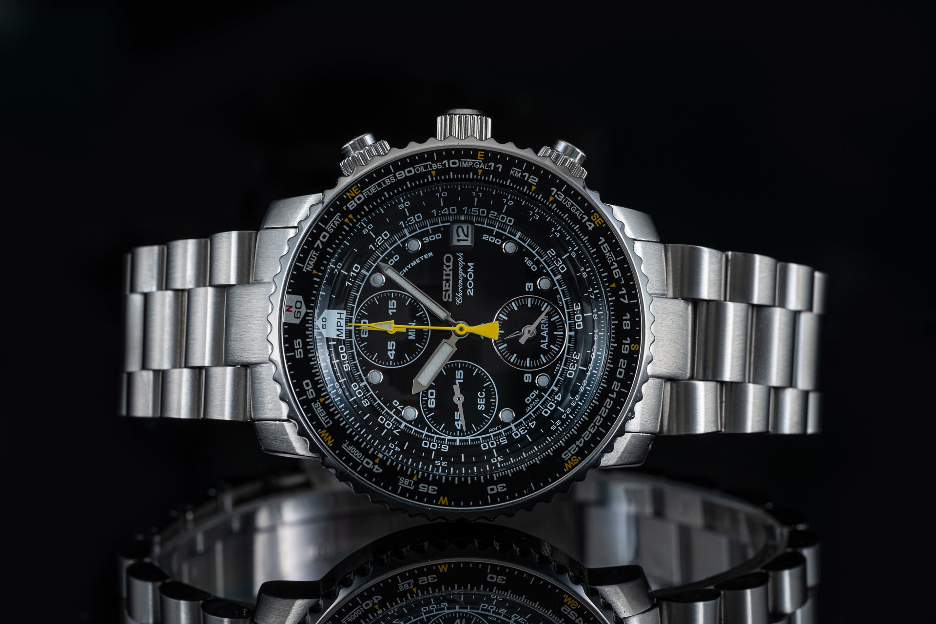 Lincoln Bracelet (Seiko SNA411 Flightmaster) – Uncle Straps