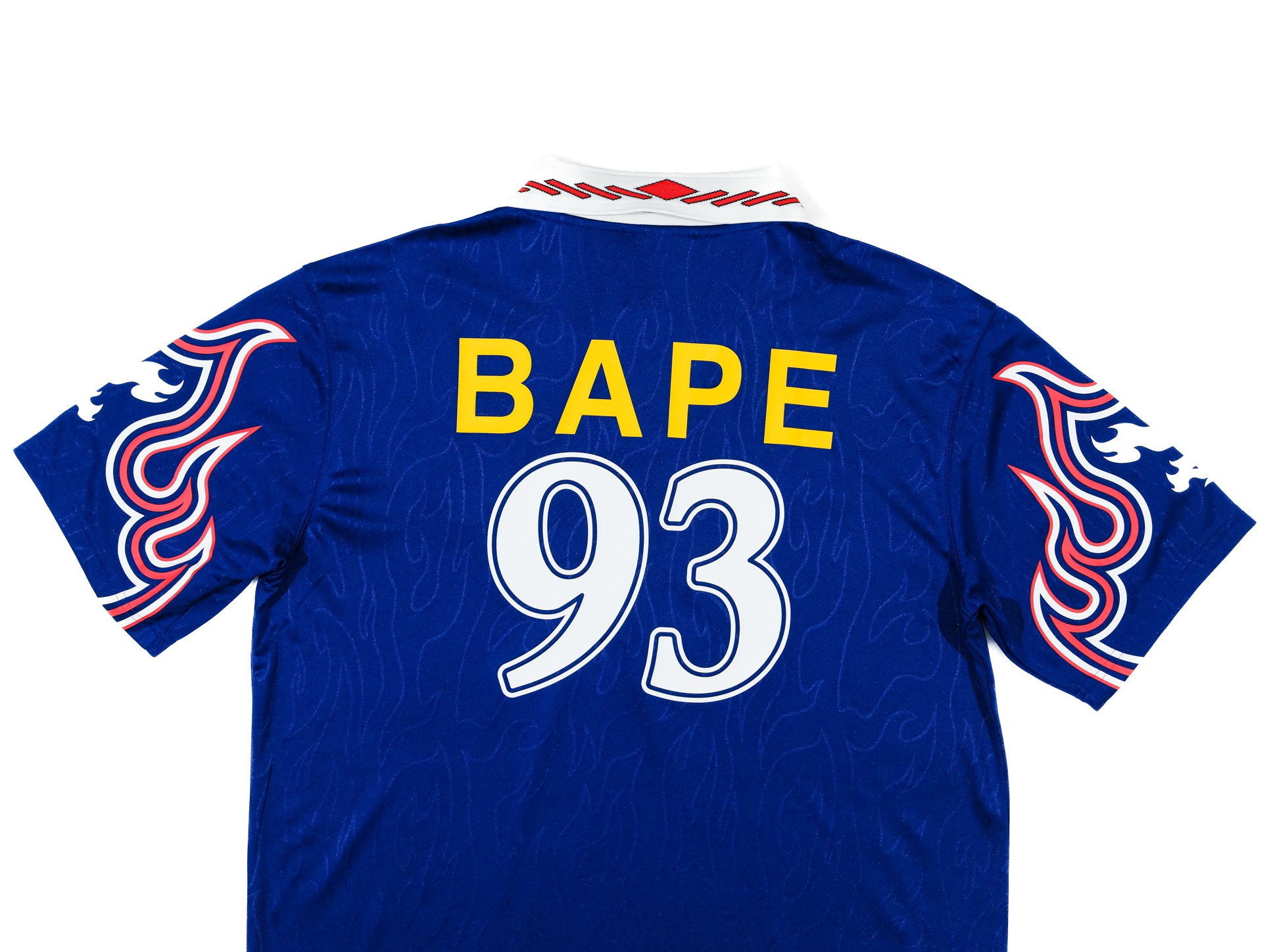 Adidas x BAPE SSL Flame Jersey 'Japan Blue' – Unheardof Brand