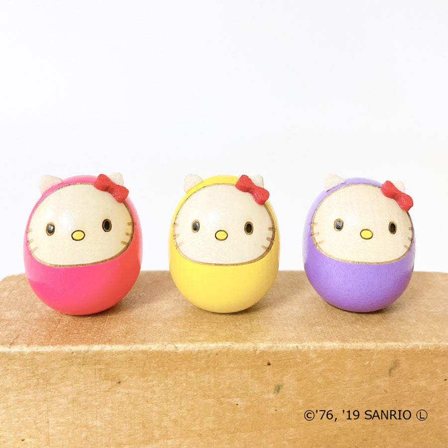 ハローキティ 豆ダルマ ピンク｜卯三郎こけし公式オンラインストア