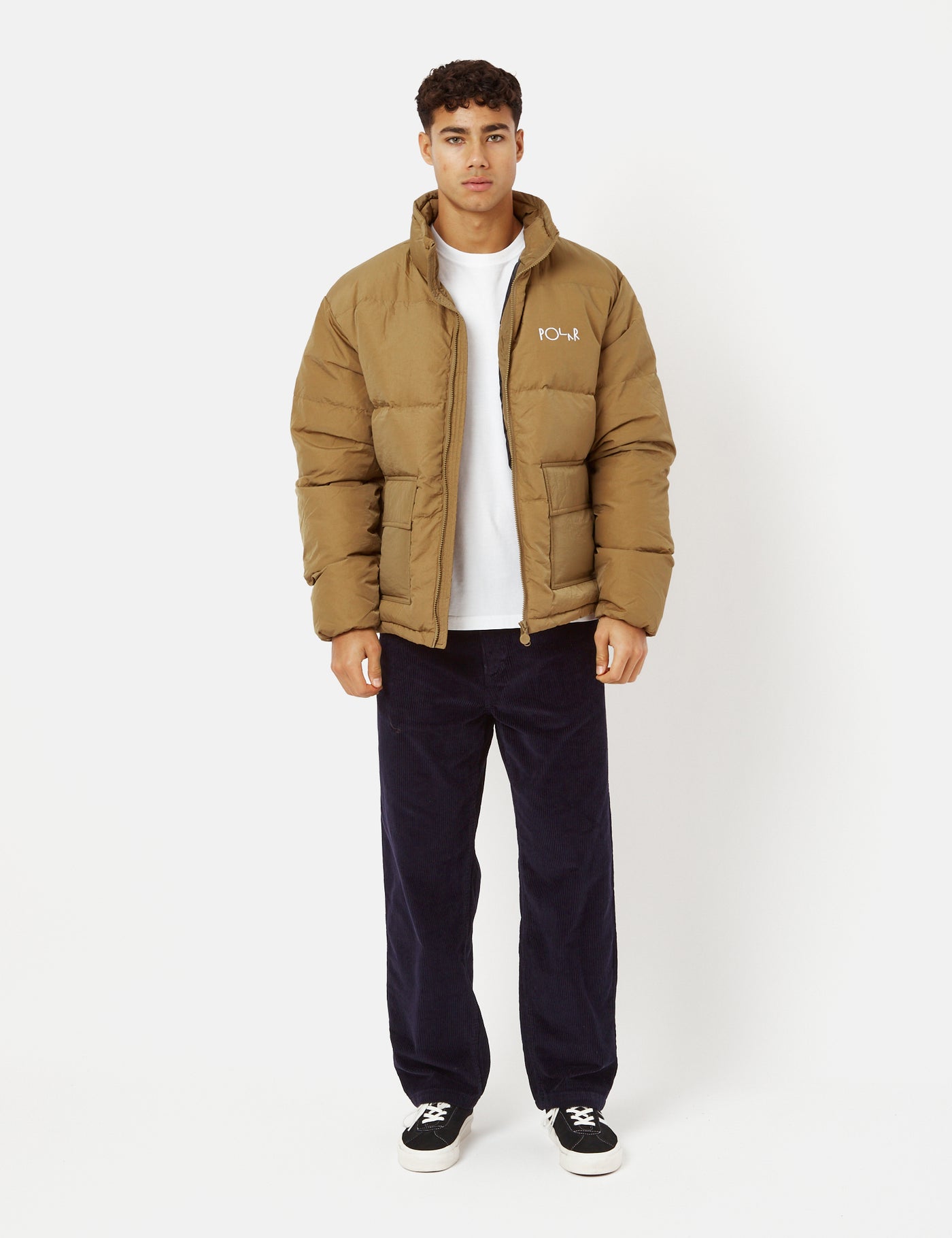 Polar Skate Co. Pocket Puffer Jacket - Antique Gold I Urban Excess