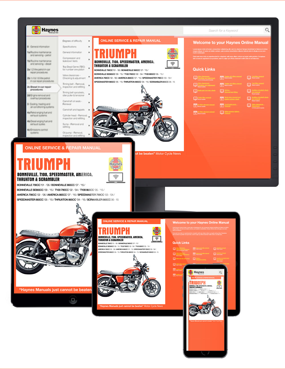 Triumph Bonneville, T100, Speedmaster, America, Thruxton