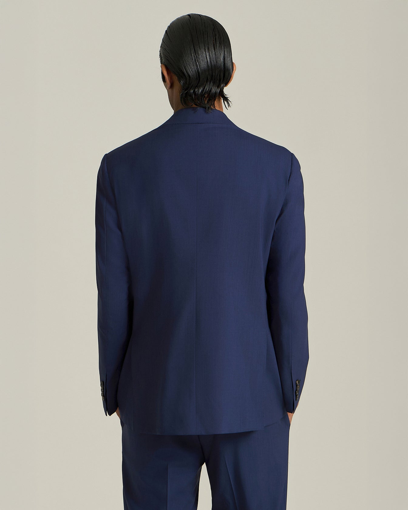 Knt Deconstructed Technical Fabric Suit Blue | Kiton