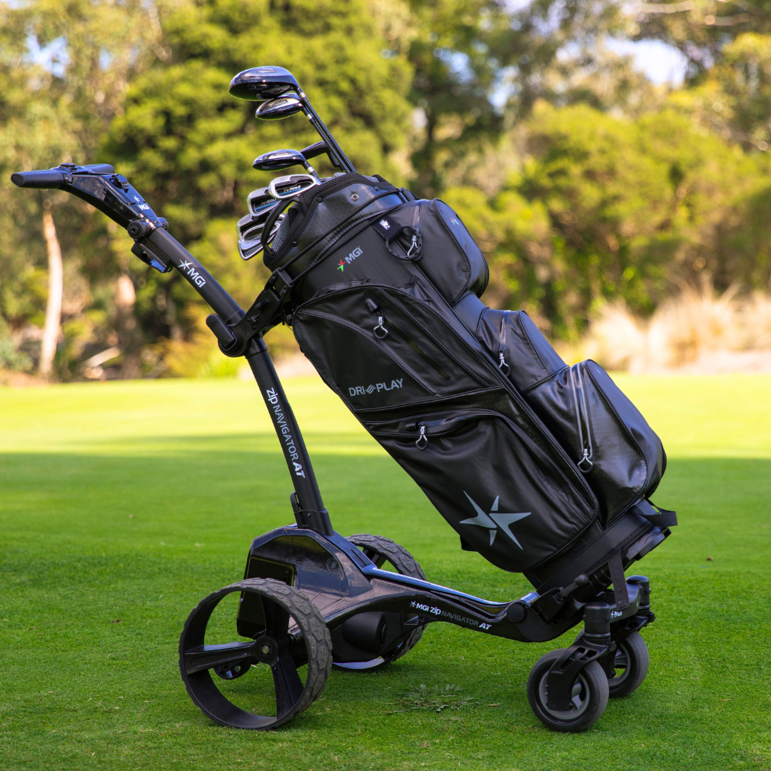 MGI Zip Navigator Electric Remote Controlled Golf Caddy & Cart