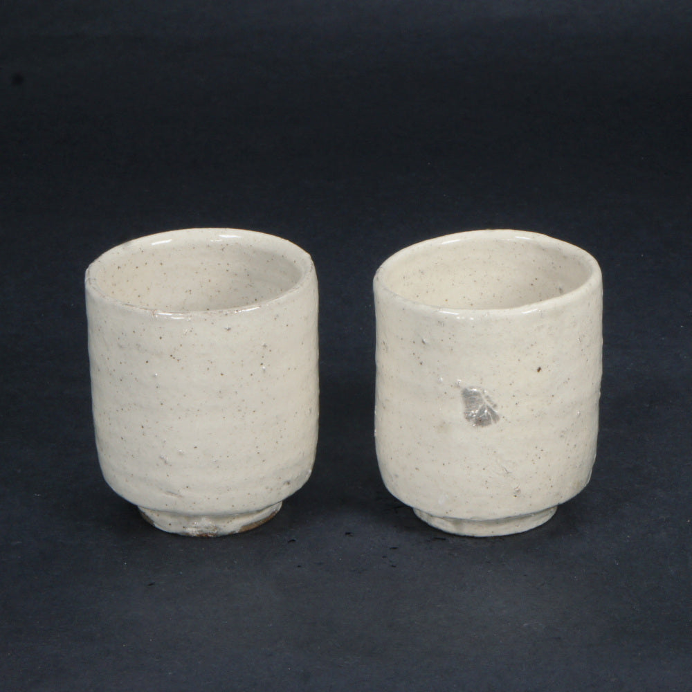 粉引湯呑(5客) H38 浜本洋好作