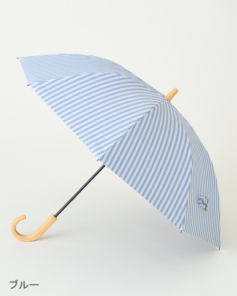 Sサイズ / ストライプ | 完全遮光日傘｜サンバリア100
