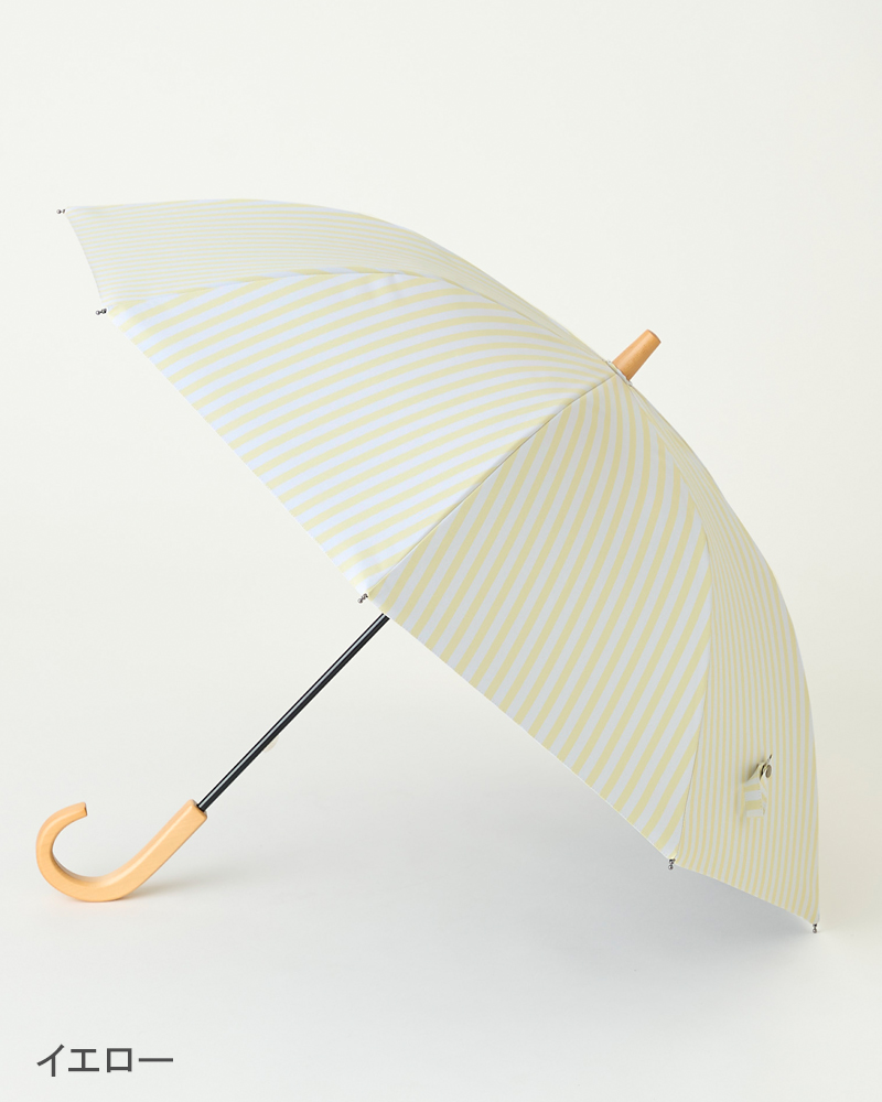 Sサイズ / ストライプ | 完全遮光日傘｜サンバリア100