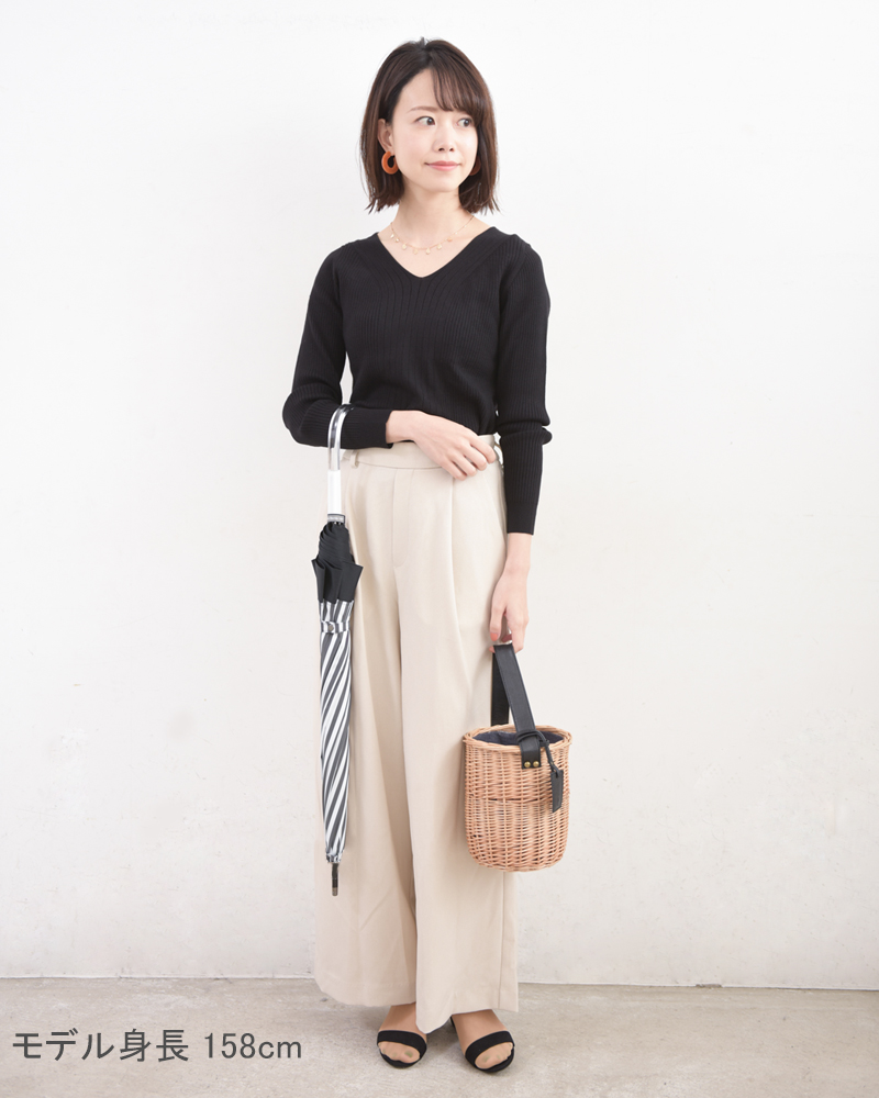 Mサイズ / 白黒ストライプ | 完全遮光日傘｜サンバリア100