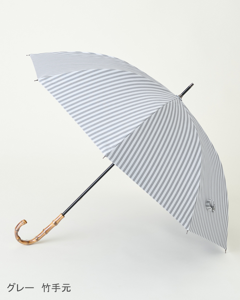 Mサイズ / ストライプ | 完全遮光日傘｜サンバリア100