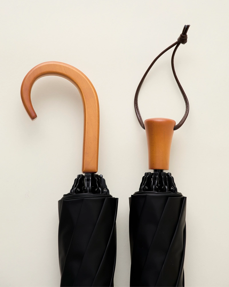 2段折 フリル / フロスト | 完全遮光日傘｜サンバリア100