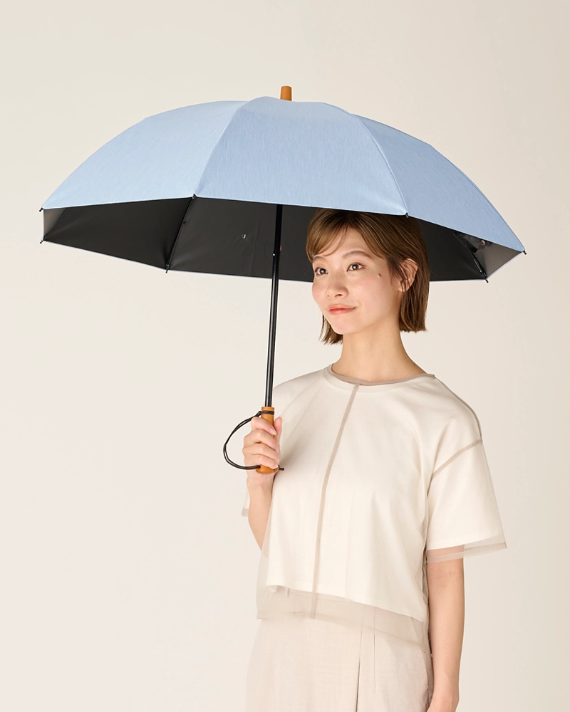 2段折 / フロスト | 完全遮光日傘｜サンバリア100