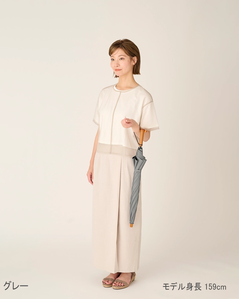 2段折 / フロスト | 完全遮光日傘｜サンバリア100